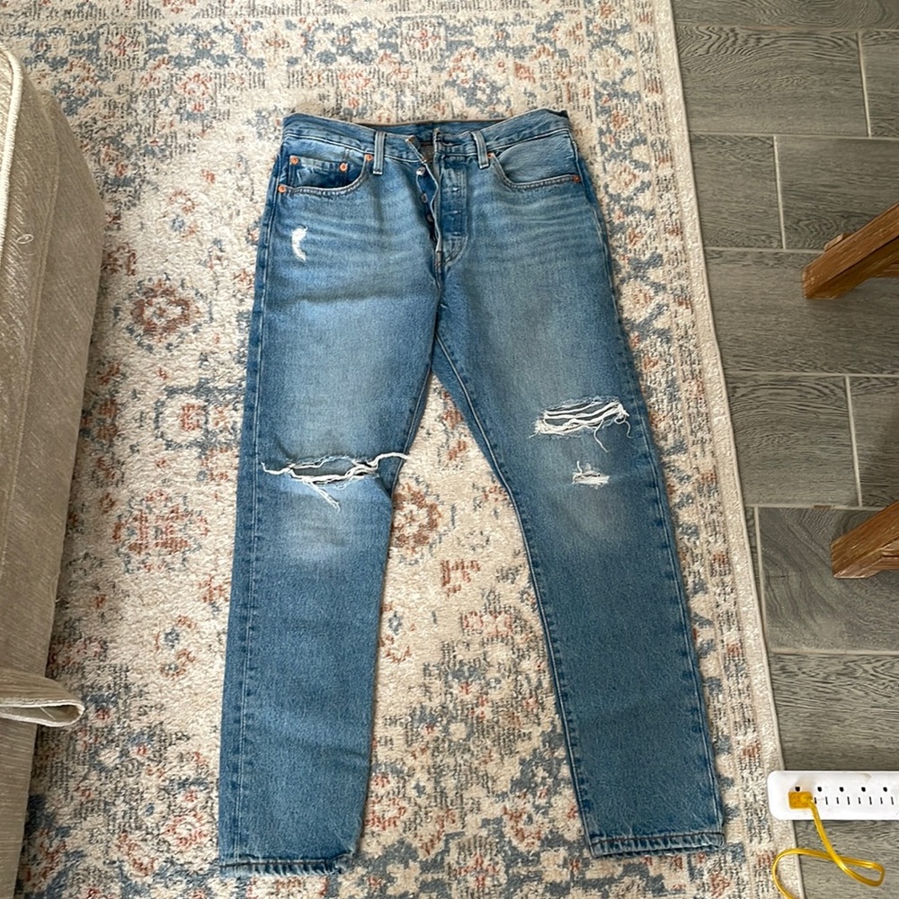 Levi blue jeans 501 S w29 l28